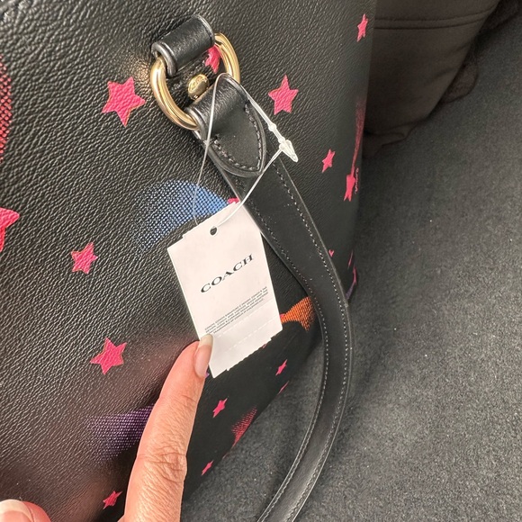 Coach gallery tote Disco star print. Brand new with tags. - Picture 5 of 11